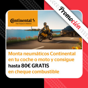 Cheque regalo con neumáticos Continental