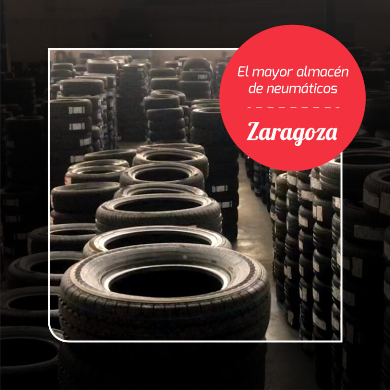 El mayor almacén de neumáticos de Zaragoza
