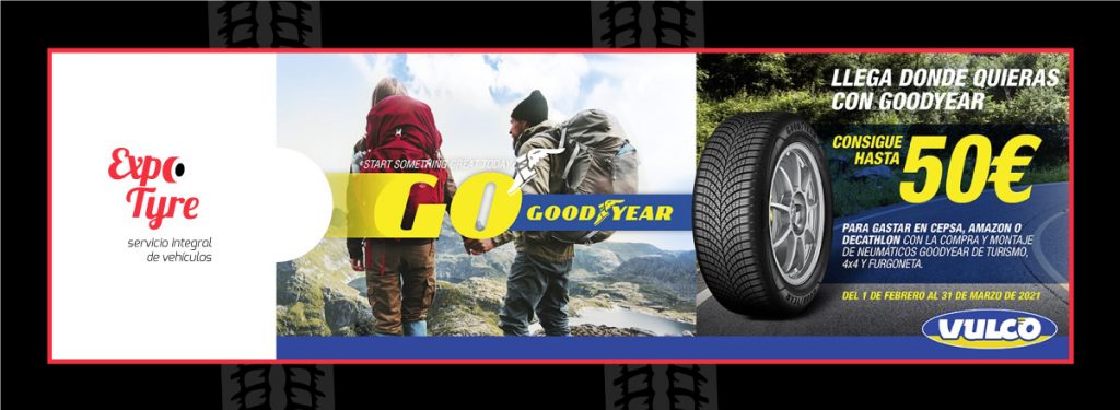 Abuelo Caballero Intacto Descuentos para gastar con los neumáticos Goodyear - Expo Tyre