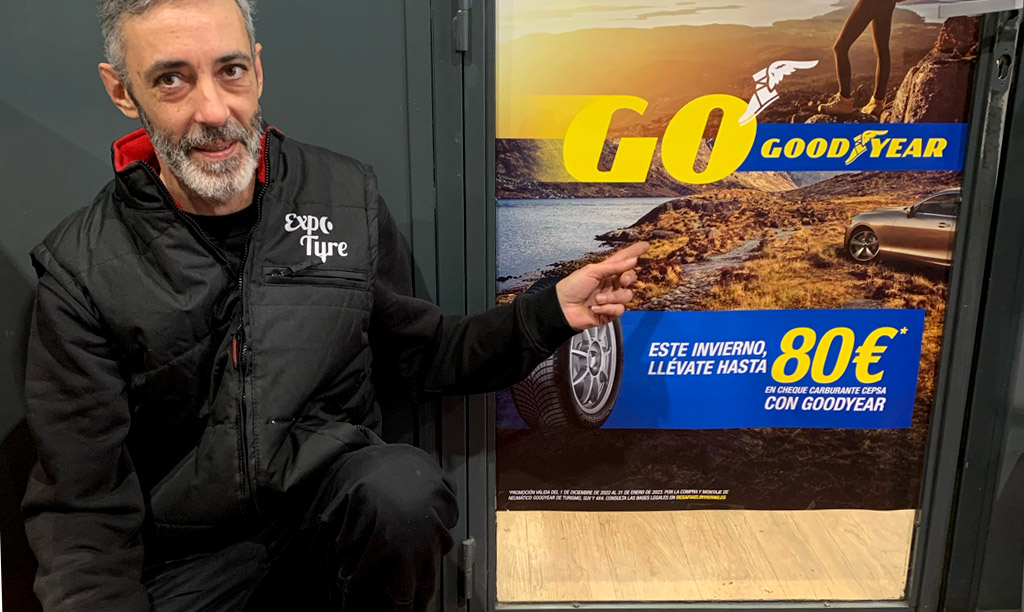 La promoción invernal de neumáticos Goodyear