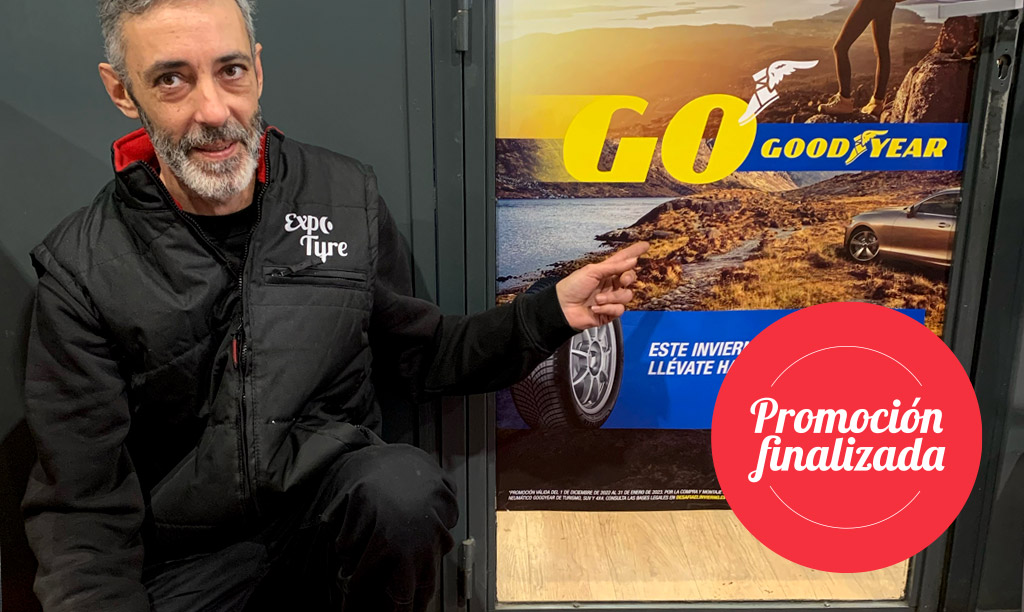 La promoción invernal de neumáticos Goodyear