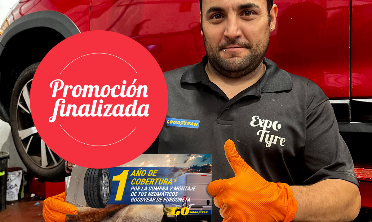 Llévate un año de cobertura por la compra y montaje de neumáticos de Goodyear