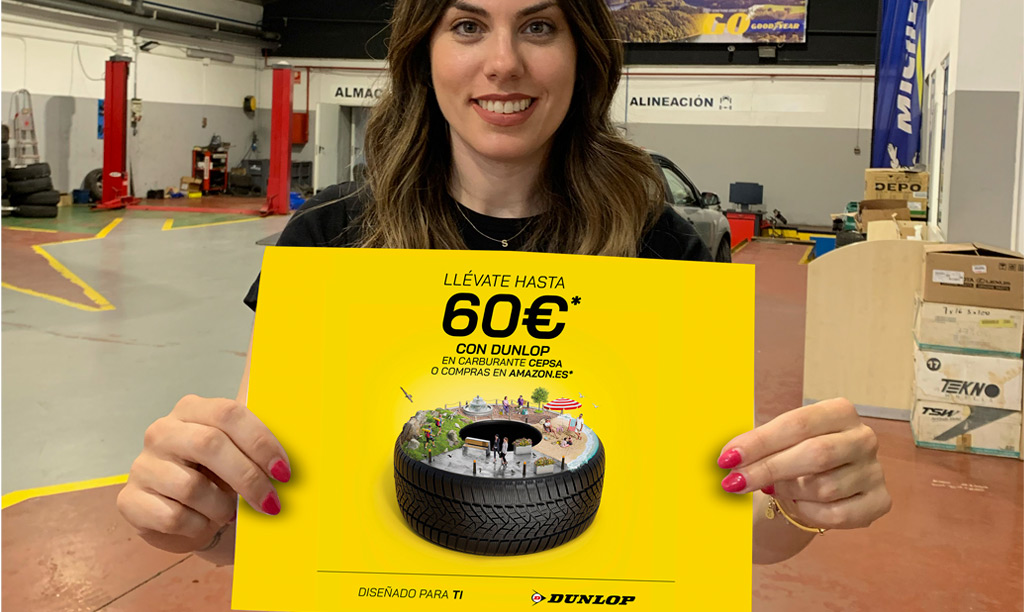 La promoción invernal de neumáticos Dunlop en Zaragoza
