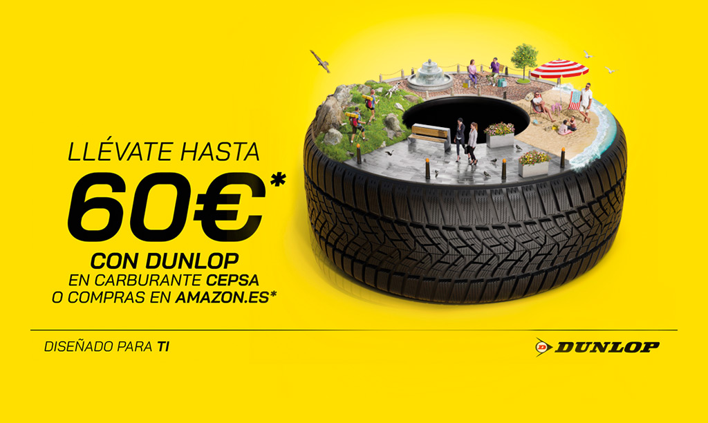 Llévate carburantes y compras en Amazon con la promoción de Dunlop