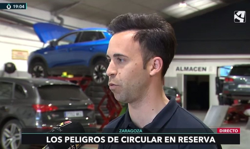 Los peligros de conducir con la reserva de combustible