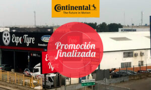 La promoción de neumático as Continental para la primavera en los tres centros Expo Tyre en Zaragoza