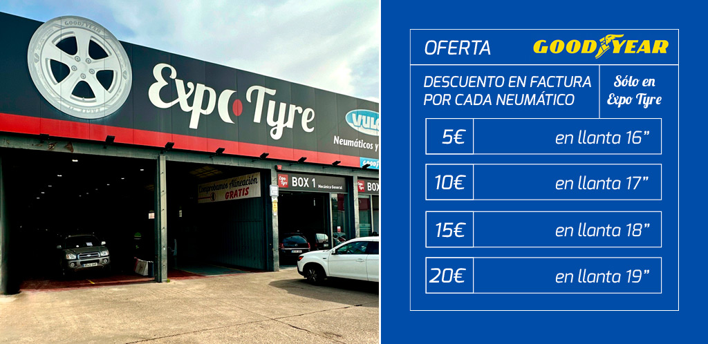 Promoción exclusiva de Goodyear en Expo Tyre