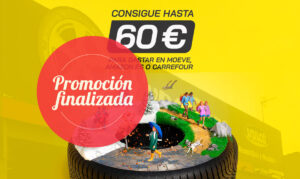 Promoción finalizada. Cambia tus neumáticos Dunlop en Zaragoza y consigue hasta 60€ en cheques