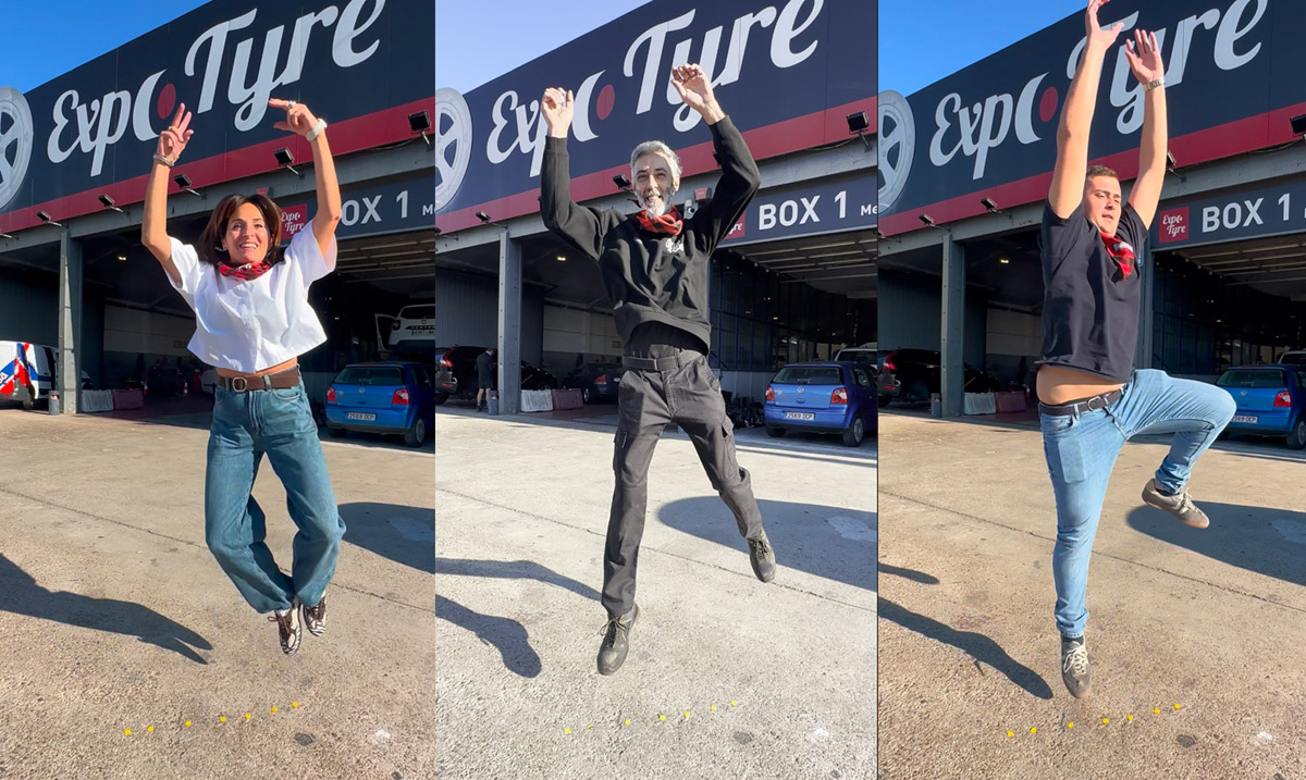 Los "joteros" de Expo Tyre te desean felices fiestas del Pilar.
