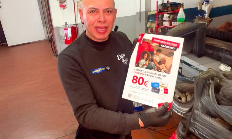 Promoción Firestone en Zaragoza: consigue hasta 80€ en tarjeta regalo